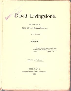 David Livingstone -