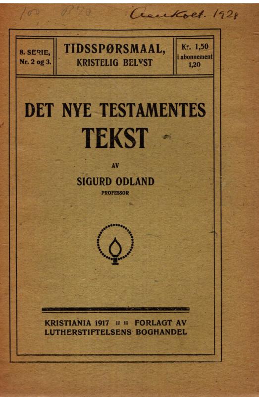 Det nye testamentes tekst