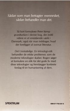 Det uerstattelige