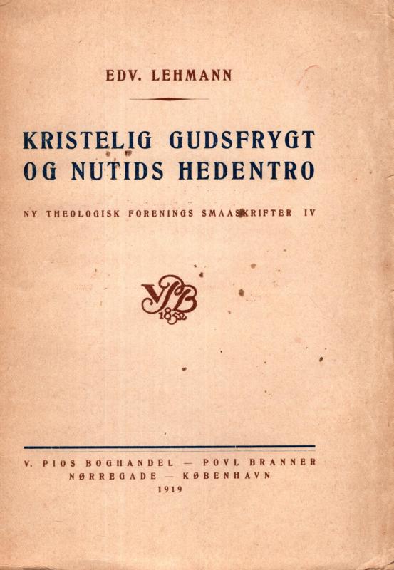 Kristelig Gudsfrygt og nutids hedentro