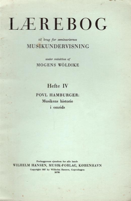Lærebog, Hæfte IV