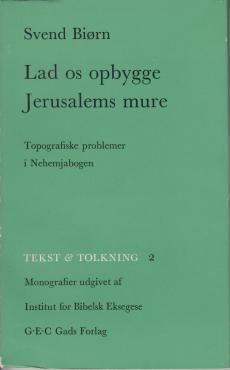 Lad os opbygge Jerusalems mure