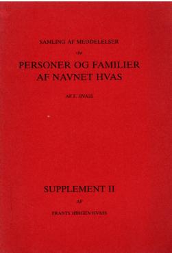Personer og familier af navnet Hvas