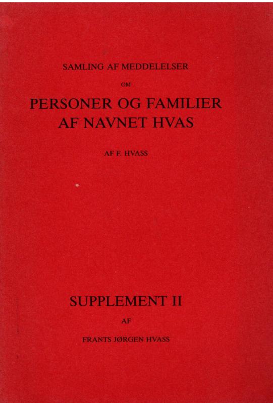 Personer og familier af navnet Hvas
