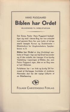 Biblen har ordet