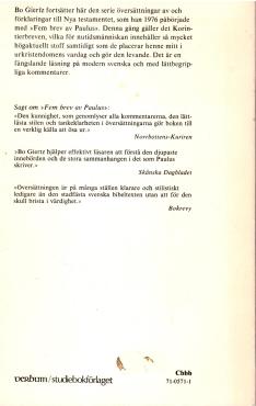 Korintierbreven på modern svenska med förklaringar