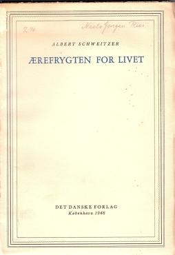 Ærefrygten for livet