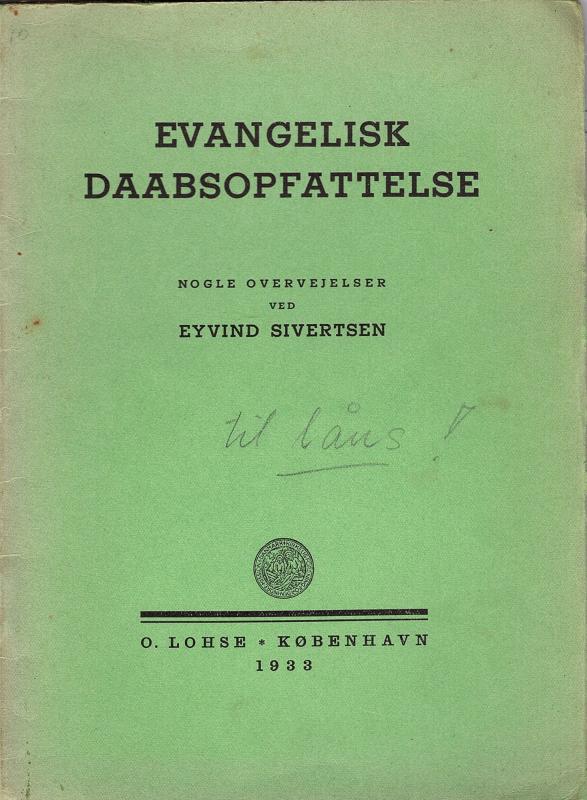Evangelisk dåbsopfattelse