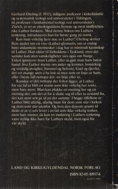 Luther - En innføring i hans tenkning