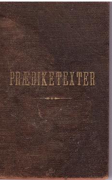 En Række prædiketexter (1882)