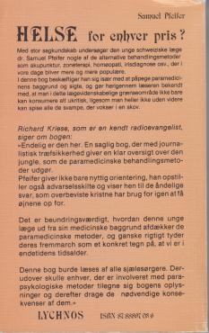 HELSE for enhver pris?