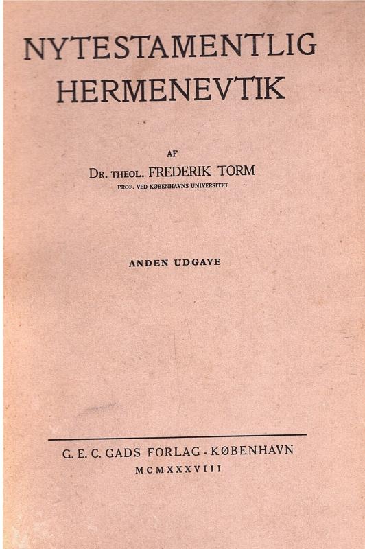 Nytestamentlig hermenevtik