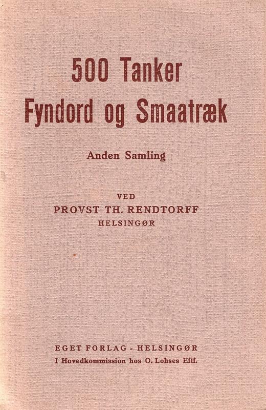 500 tanker, fyndord og småtræk