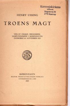 Troens magt
