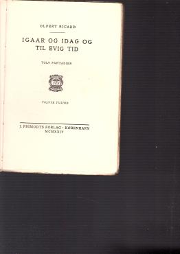 Igår og idag og til evig tid