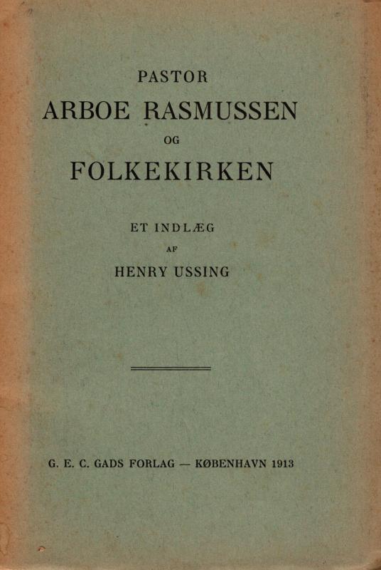 Pastor Arboe Rasmussen og folkekirken