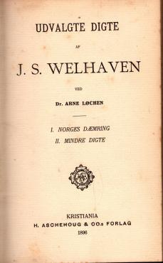 Udvalgte digte, 1896