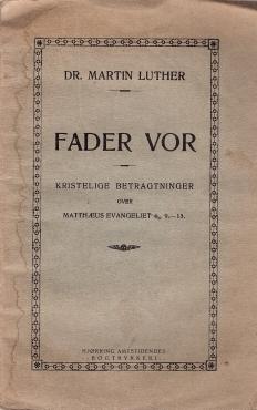 Fader vor / Fadervor