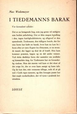 I Tiedemanns Barak