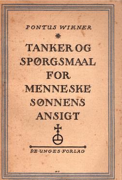 Tanker og spørgsmål for menneskesønnens ansigt