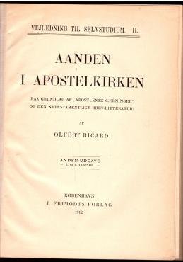 Aanden i Apostelkirken