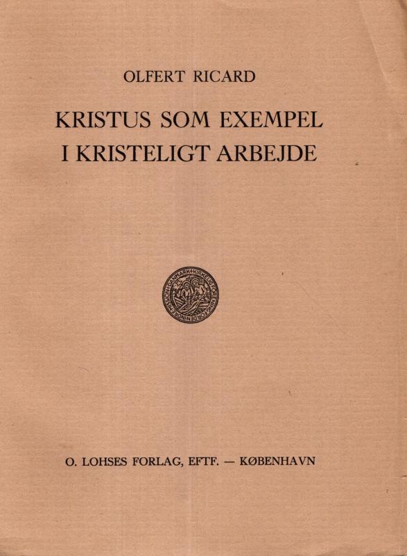 Kristus som exempel i kristeligt arbejde