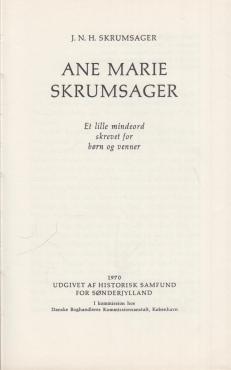 Ane Marie Skrumsager