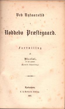 Ved nytårstid i Nøddebo præstegård, 1887