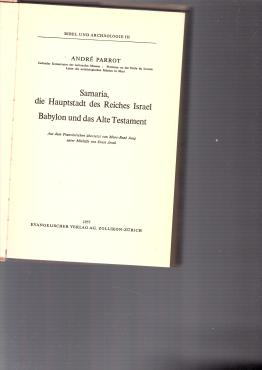 Samaria, die Hauptstadt des Reiches Israel