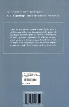 Etiske begreber og problemer (som ny)