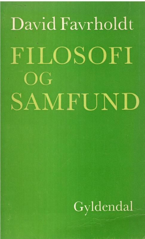 Filosofi og samfund