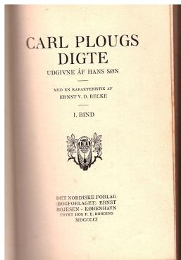 Carl Plougs digte