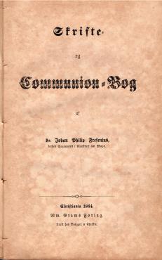 Skrifte- og Communion-Bo (1864) ¤