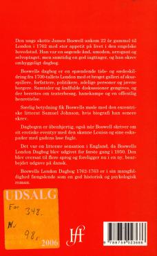 Boswell's London Dagbog 1762-1763