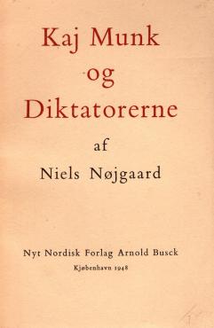 Kaj Munk og diktatorerne