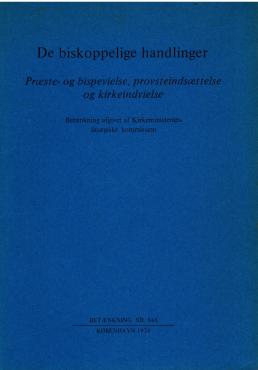 De biskoppelige handlinger