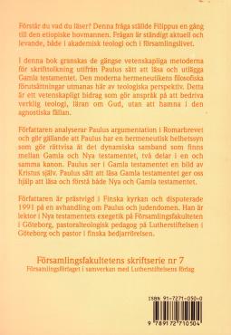 Romarbrevets hermeneutik (som ny bog)