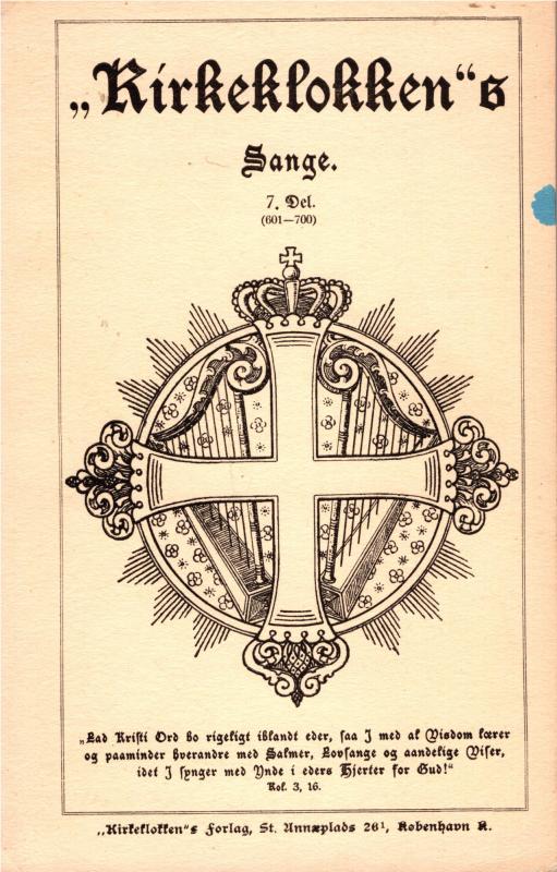 Kirkeklokkens sange, 7. del (601-700) med noder