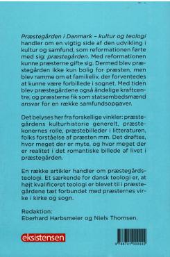Præstegården i Danmark - kultur og teologi, (som ny)