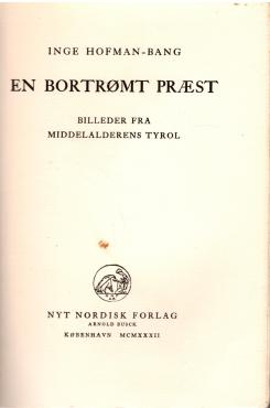 En bortrømt præst