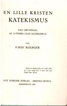 En lille kristen katekismus