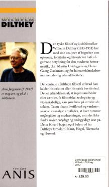 Wilhelm Dilthey (som ny bog)