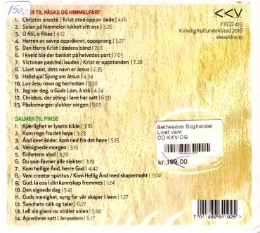 CD Livet vant - Salmer til Påske, Himmelfart og Pinse (ny)