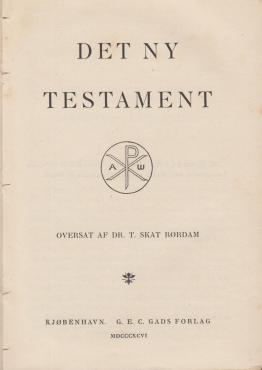 Det ny testament (1896) ¤