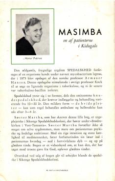 Masimba en af patienterne i Kidugalo