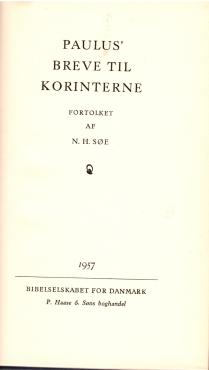 Paulus' breve til Korinterne