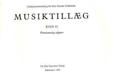 Musiktillæg Bind II Flerstemmig udgave (ny bog)