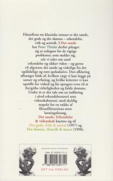 Det sande, erkendelse & videnskab. (som ny)