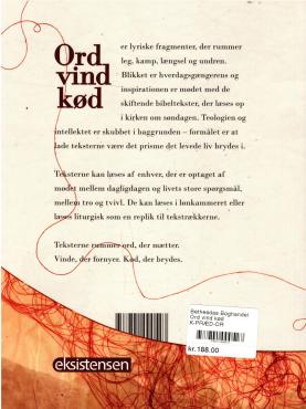 Ord vind kød (som ny bog)