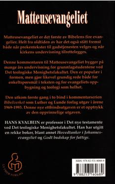 Fortolkning til Matteusevangliet (som ny bog) Bind 1 og bind 2 (én bog)